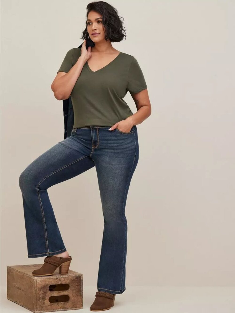Torrid Luxe Slim Boot Jean Size 10XS GUC!!